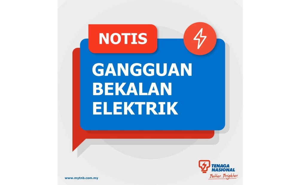 Power outages have hit several areas around Klang due to issues at the main distribution substation in Kota Kemuning today. — Picture courtesy of Facebook.com/TNBCareline