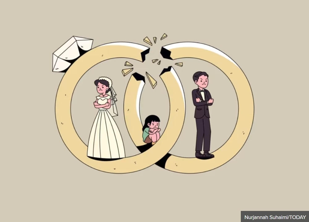 The people who suffer most in a divorce are the children as they witness their parents fighting. — TODAY pic 