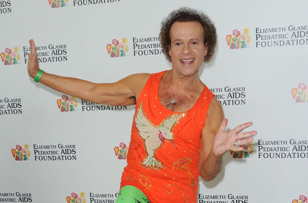 File picture of US fitness coach Richard Simmons attending the 2013 ‘A Time For Heroes’ held at the century park in Los Angeles, June 2, 2013. The legendary fitness guru and TV personality has died at age 76. — AFP pic 