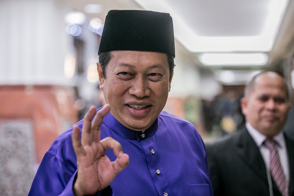 Deputy Works Minister Datuk Seri Ahmad Maslan said nine states had agreed to use Malaysian Road Records Information System (Marris) funds for the bridge projects. — Picture by Hari Anggara