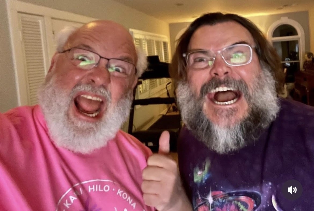 Black (right) claimed that he was ‘blindsided’ by the controversial Trump comment made by Gass. — Picture via Instagram/theactualkylegass