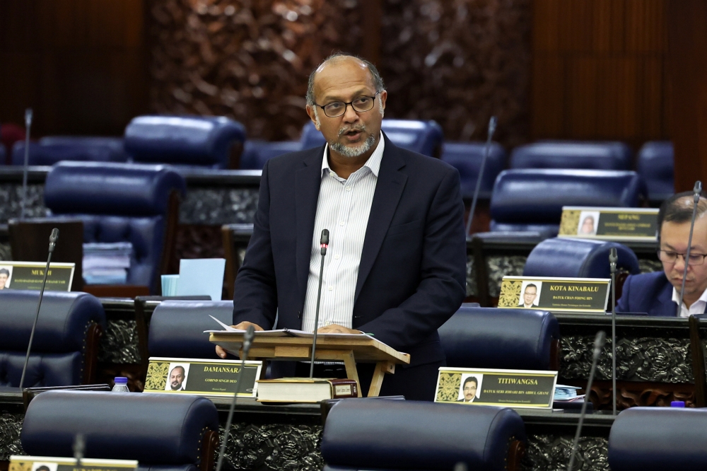Digital Minister Gobind Singh Deo explained that Act 709 regulates the processing of personal data in commercial transactions. — Bernama pic