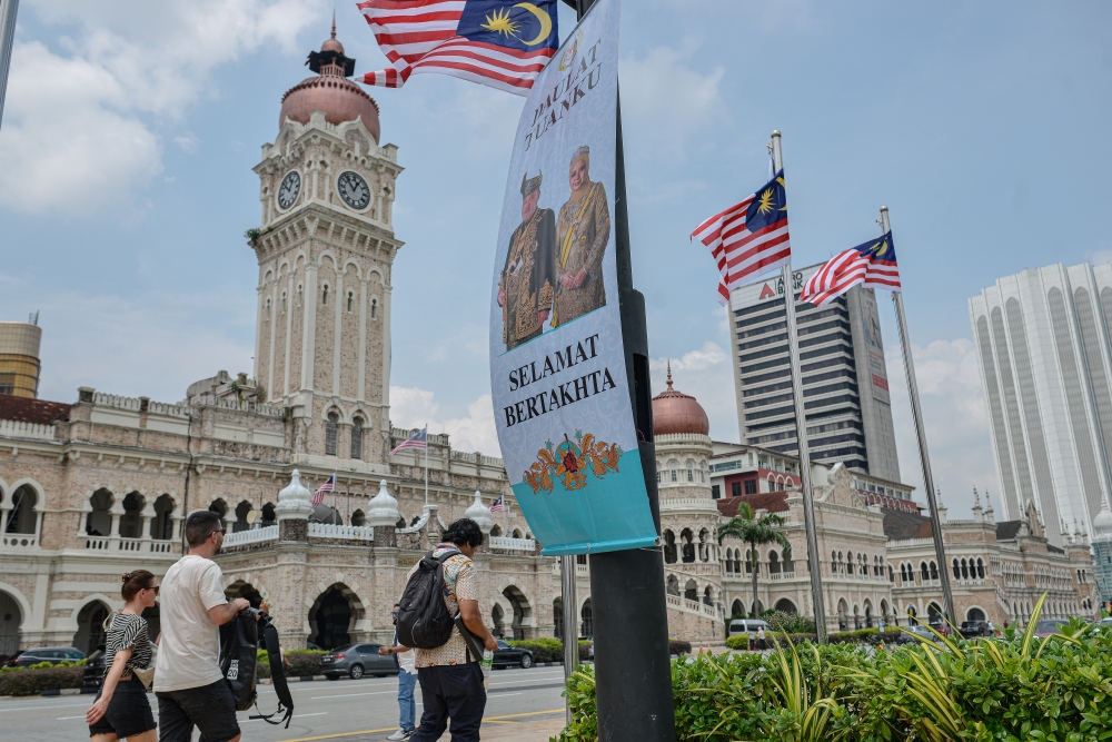 The King’s installation ceremony is taking place this weekend. — Bernama pic