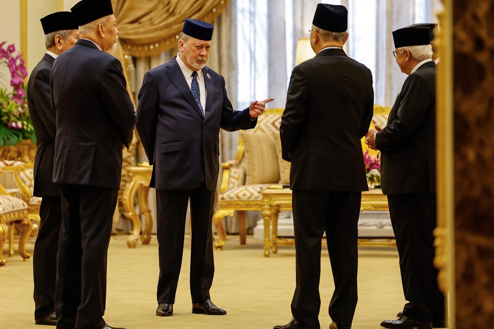 Sultan Ibrahim attends the 266th Meeting of the Conference of Rulers at Istana Negara in Kuala Lumpur July 17, 2024. — Bernama pic