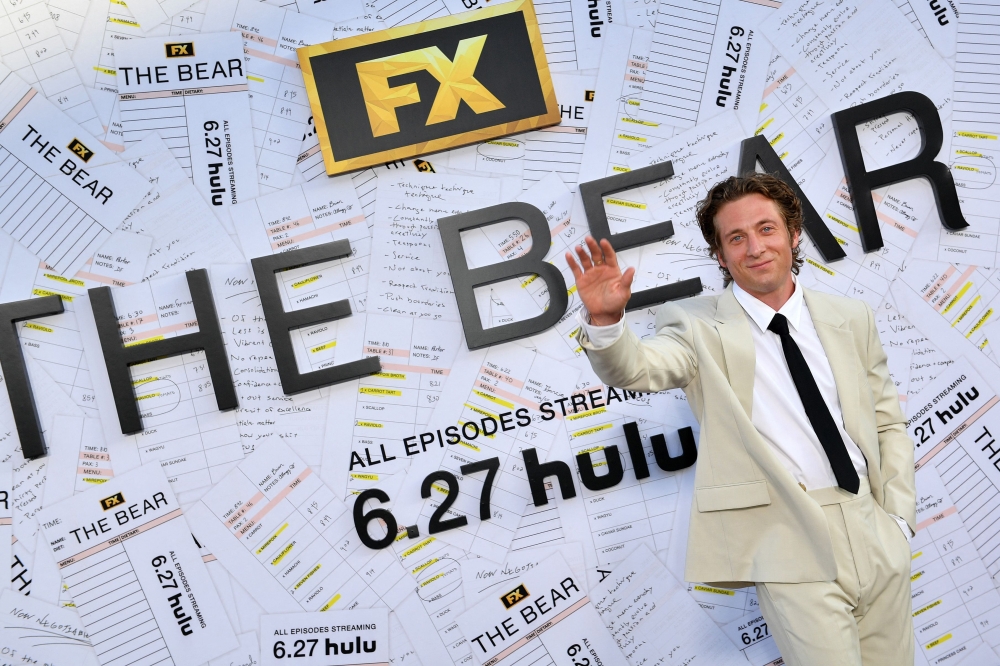US actor Jeremy Allen White attends the premiere for season three of FX’s ‘The Bear’ at the El Capitan Theatre in Hollywood, California, June 25, 2024. — AFP pic