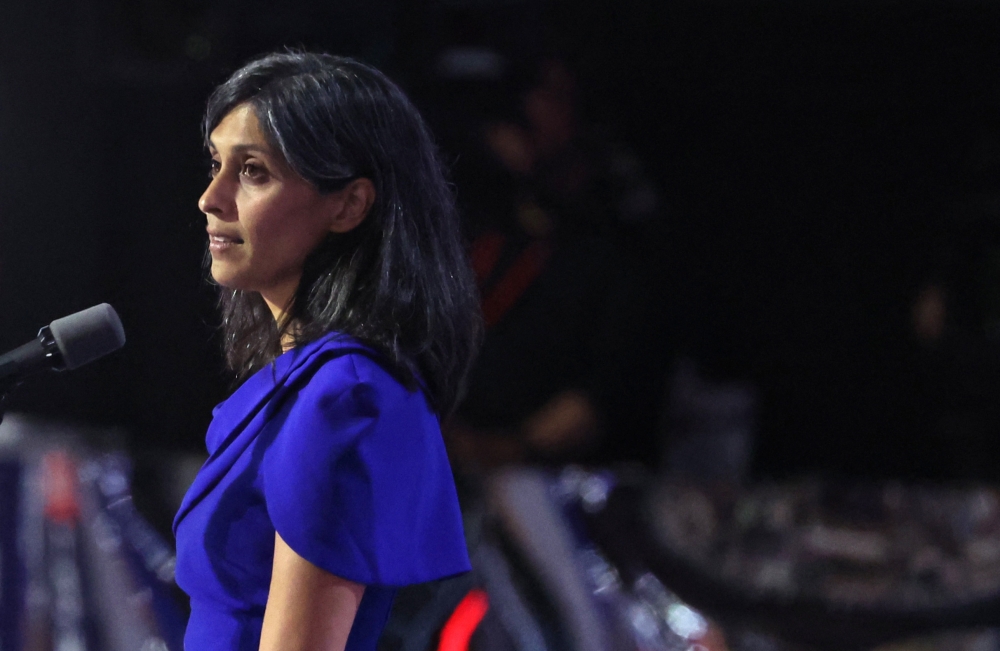 Usha Chilukuri Vance, the wife of Donald Trump’s vice presidential running mate, has a great-aunt in southern India, aged 96, celebrated in local media as the country’s oldest active professor. — Reuters pic