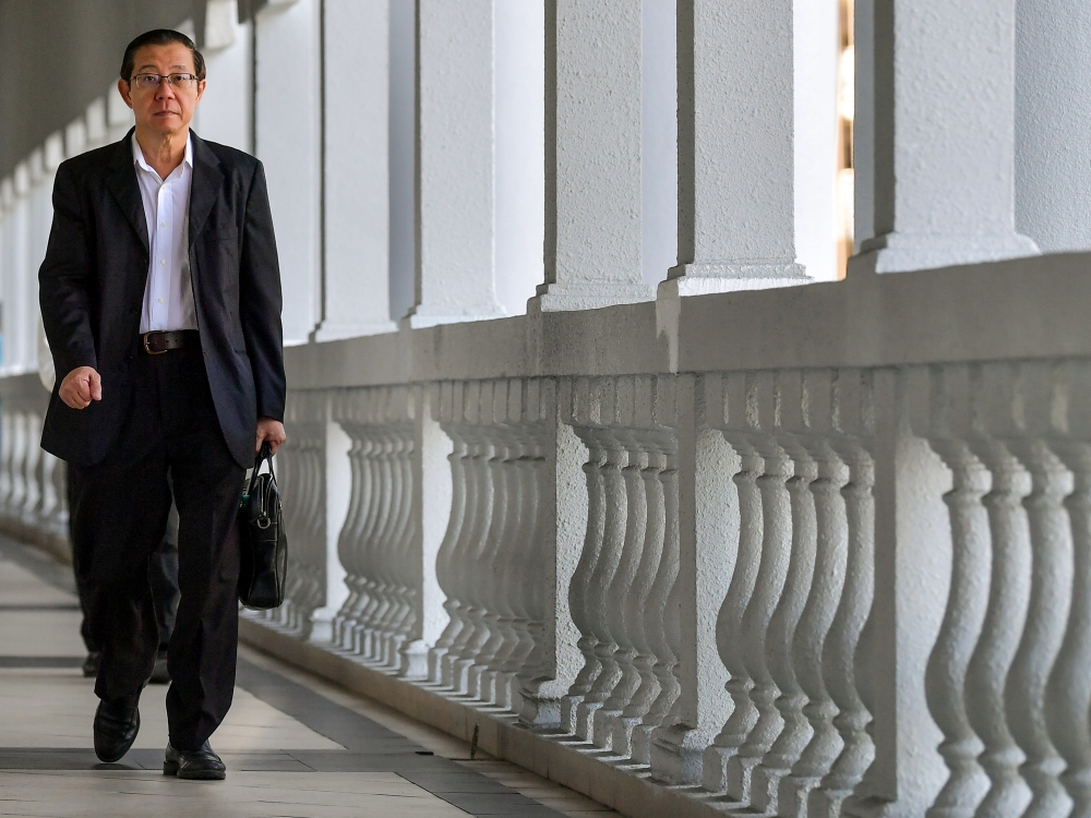 Lim Guan Eng’s request to withdraw the corruption charges related to the Penang undersea tunnel project has been dismissed by the attorney general. — Bernama pic