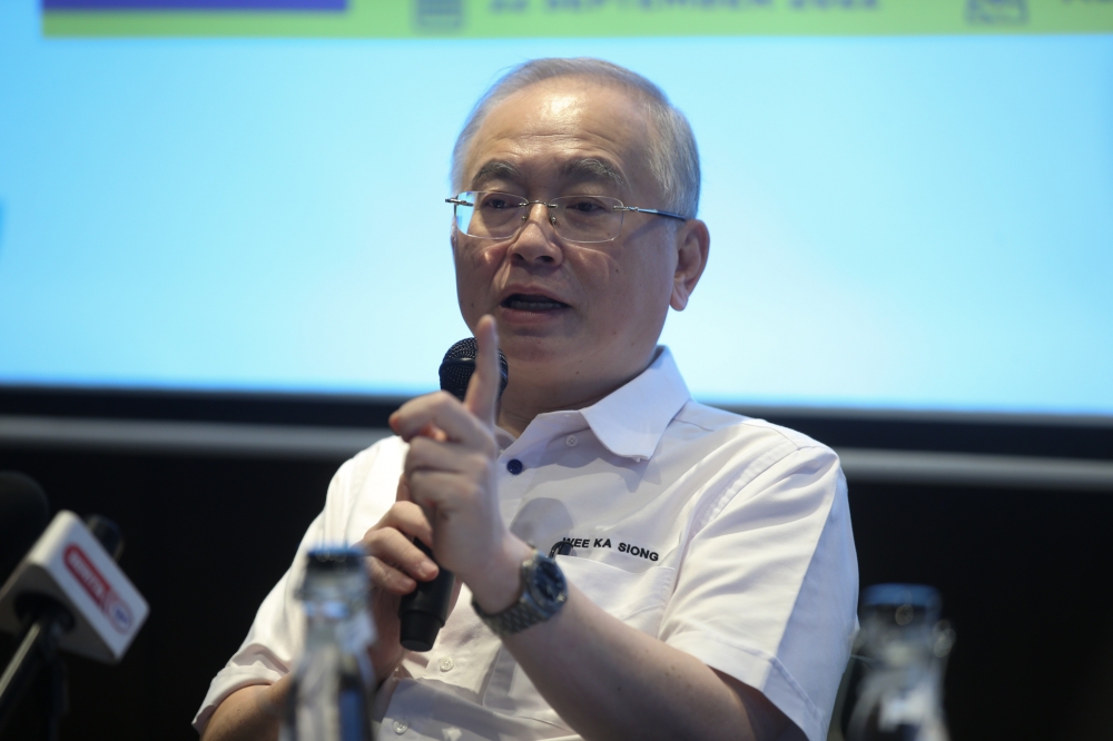 MCA president Datuk Seri Wee Ka Siong ha s yet to make a decision on the future of the party— Picture by Ahmad Zamzahuri 