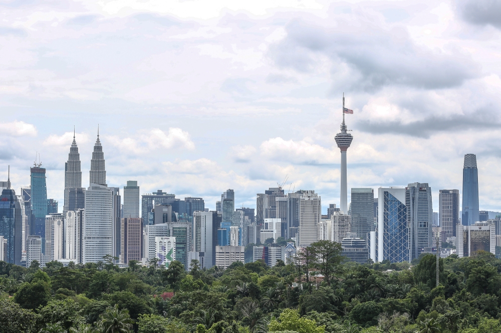 Malaysia’s economy is estimated to expand by 5.8 per cent in the second quarter of 2024, up from 4.2 per cent in the previous quarter. — Picture by Yusof Mat Isa