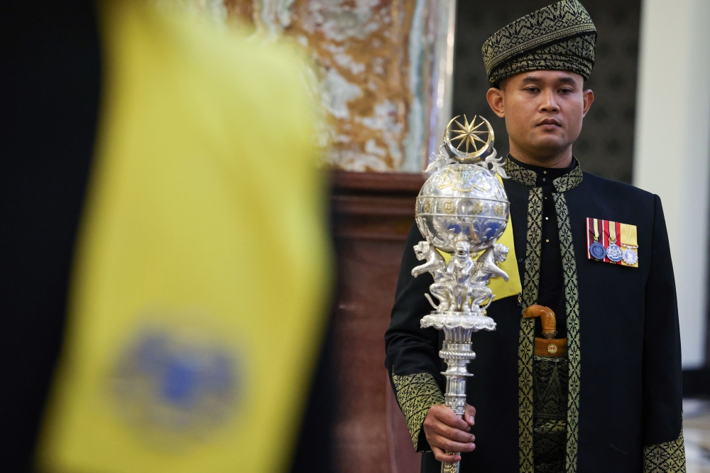 A rehearsal session for the Installation Ceremony of the 17th Yang di-Pertuan Agong Sultan Ibrahim at Istana Negara, July 19, 2024. — Bernama pic 
