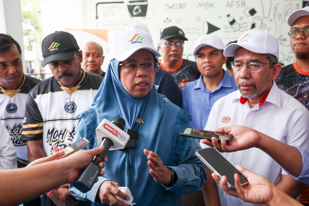 Datuk Aiman Athirah Sabu had attended a charity event in her capacity as deputy minister of housing and local government. — Bernama pic