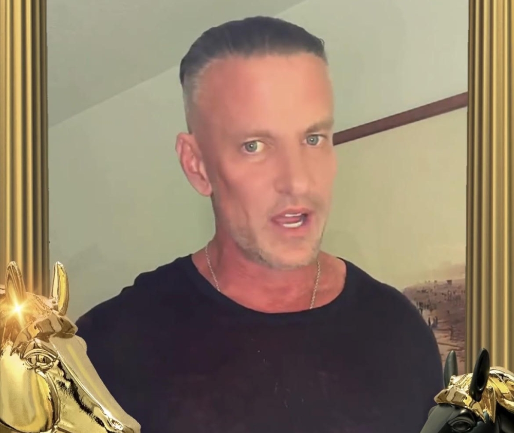 In a Facebook video, Powter expressed excitement about his upcoming visit to Malaysia. — Screengrab via Facebook/knightsaward 