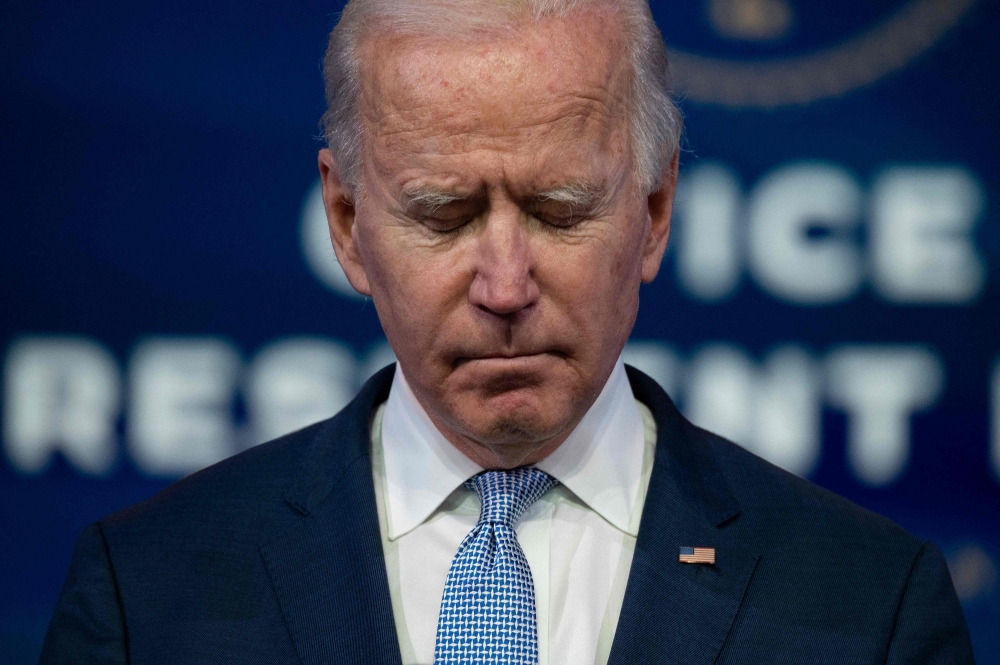 US President-elect Joe Biden has dropped out of the US presidential election. —AFP