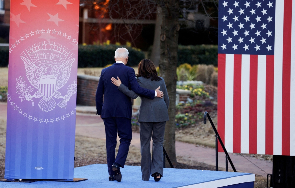 In announcing his withdrawal, Biden also publicly endorsed Vice-President Kamala Harris as his nominee from his Democratic Party for the presidential election, which takes place just about three months from now. — Reuters pic