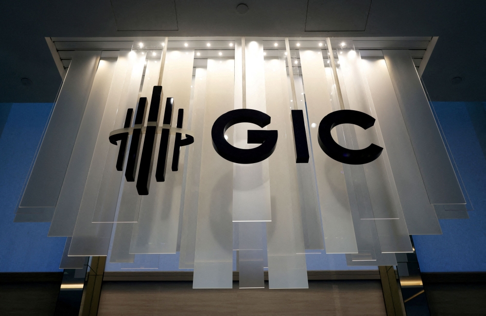 A signage of Singapore’s sovereign wealth fund GIC is pictured at their office in Singapore July 13, 2023. — Reuters pic