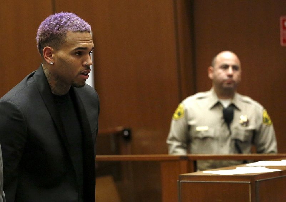 File picture of Brown in court in 2015. — Image from Reuters