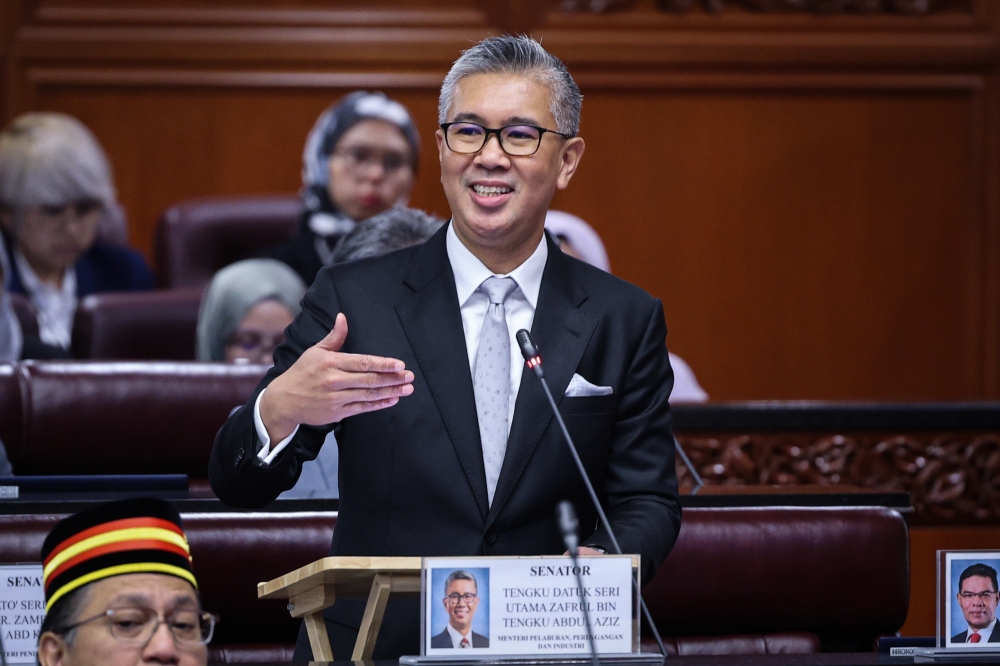 Investment, Trade and Industry Minister Tengku Datuk Seri Zafrul Abdul Aziz said it reflects investors medium- and long-term confidence in the country. — Bernama pic