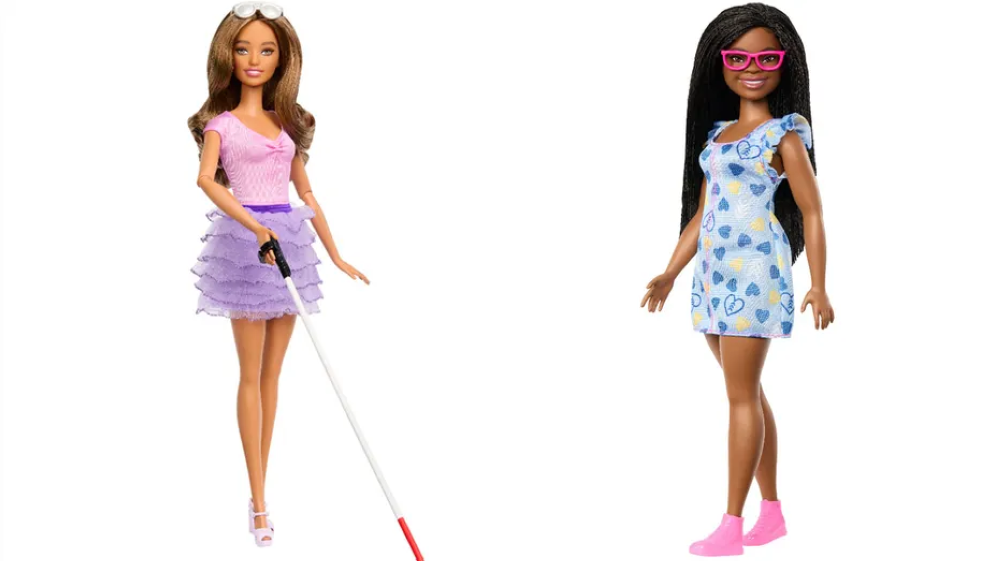 Mattel worked closely with both the American Foundation for the Blind and the National Down Syndrome Society on the design process of the dolls.  — Mattel 
