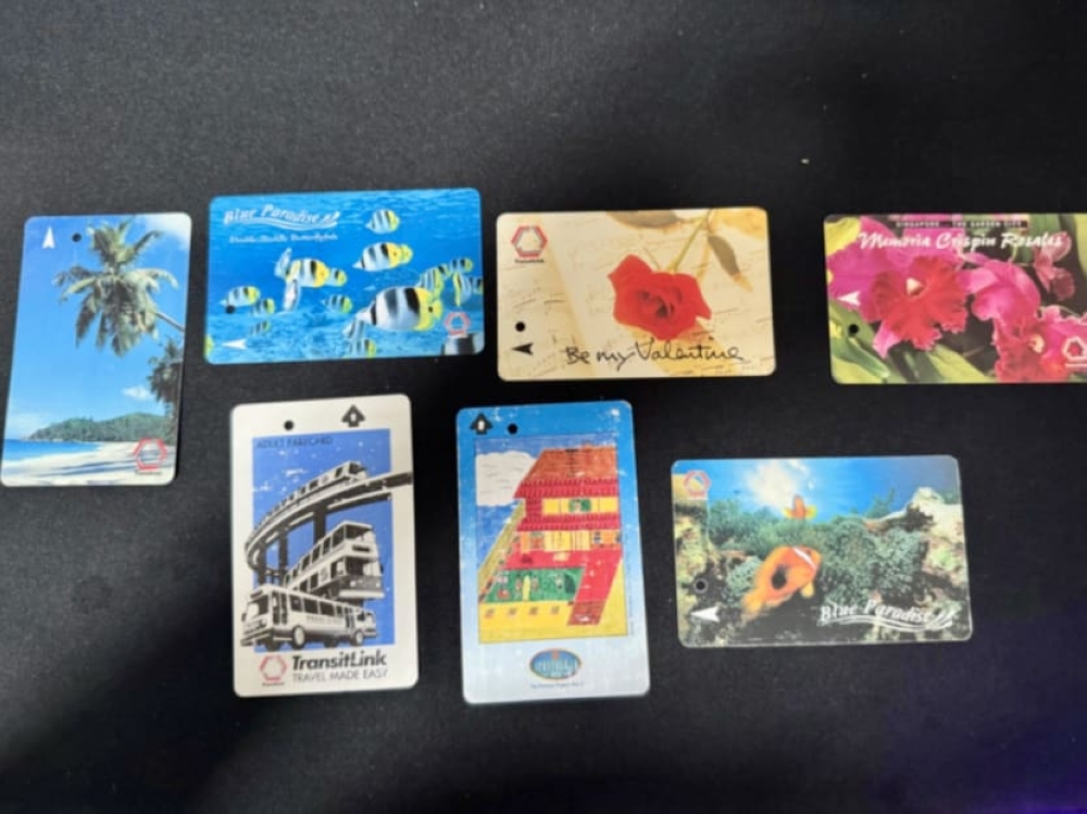 An online user shared a snapshot of TransitLink fare cards used in the 1990s to early 2000s. — Picture by Reddit/ConsoleLogi