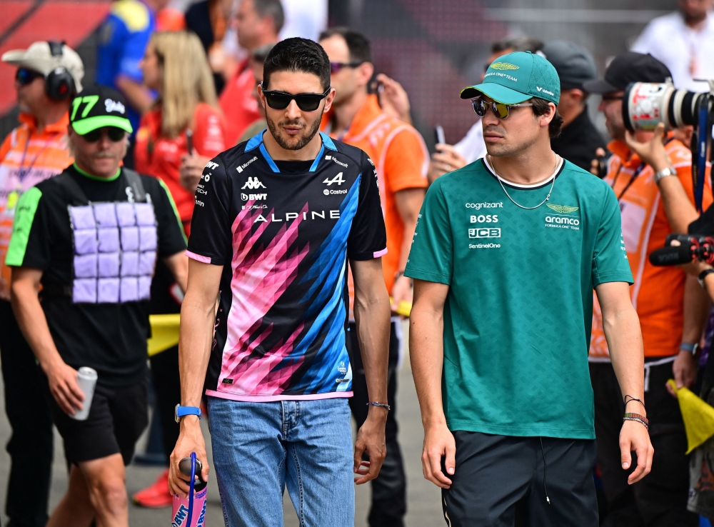 Esteban Ocon (left), who has raced in 146 grands prix, will be joining his fourth F1 team after Manor, Force India and Renault, now known as Alpine. — Reuters pic