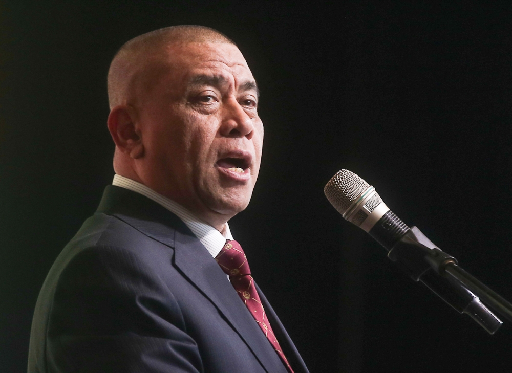 erak Menteri Besar Datuk Seri Saarani Mohamad announced that the state government has agreed on a fundamental basis to allow government-linked companies in the state to set up their own child care centres. — Picture by Farhan Najib