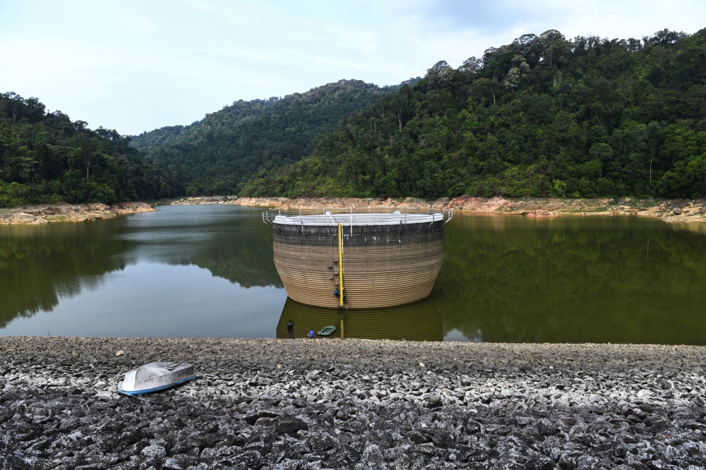 A March 2024 file photograph shows the Air Itam Dam in George Town. — Bernama pic