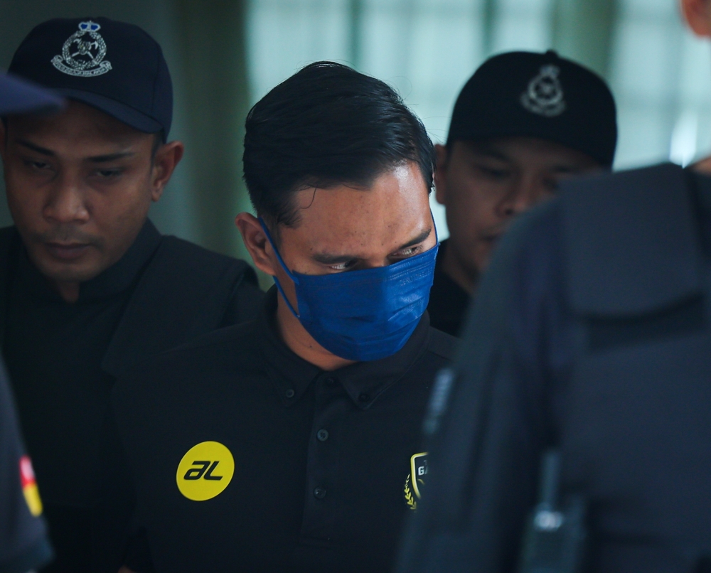 Lance Corporal Muhammad Alif Monjani, 26, is accused of killing Nur Farah Kartini, a former student of Universiti Pendidikan Sultan Idris (UPSI), at the palm oil plantation in Kampung Sri Keledang, Hulu Bernam, between July 10 and July 15. — Picture from X/Bernama 