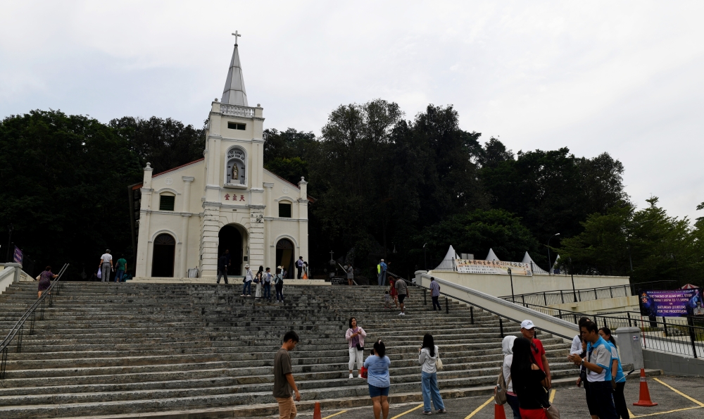 Since September 2019, the Church of St Anne has been elevated to the Minor Basilica of St Anne, intensifying its bond with the Church of Rome and with the Pope, who is known to the Catholic Church endearingly as the Holy Father. — Bernama pic 