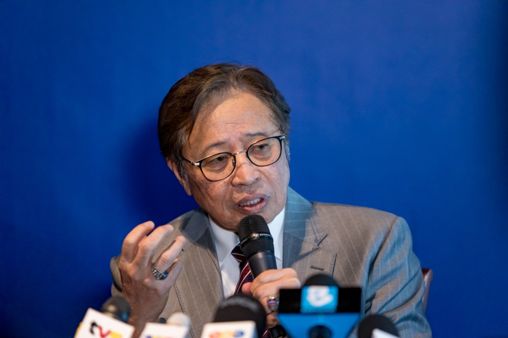 The Sarawak premier announced that the Aerospace Faculty at i-CATS  University College in Kuching will start its first intake in September 2024. — Picture by Firdaus Latif