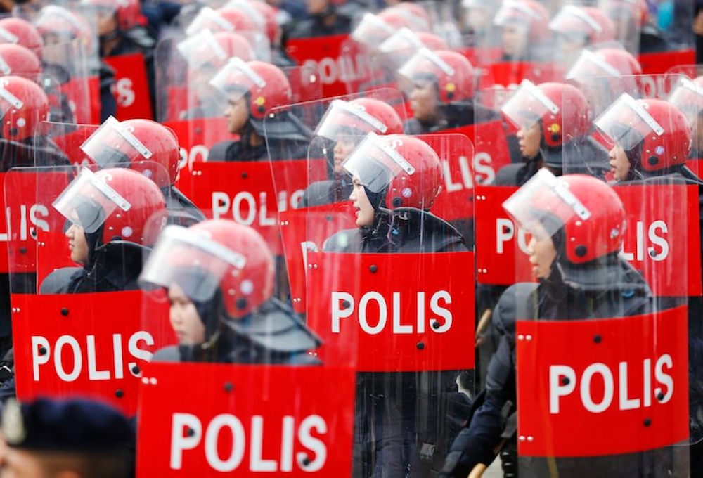 Johor police chief CP M. Kumar said the drills are being held to boost security preparedness among personnel. — Reuters pic