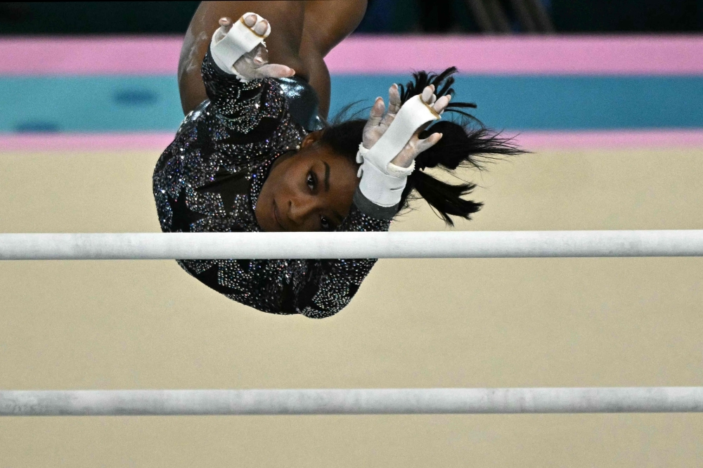 Simone Biles is aiming to add to the four gold medals she won in a dazzling 2016 Rio Olympics campaign,. — AFP pic