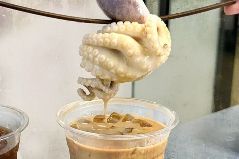 Octopus latte. — Picture from Cafef.vn