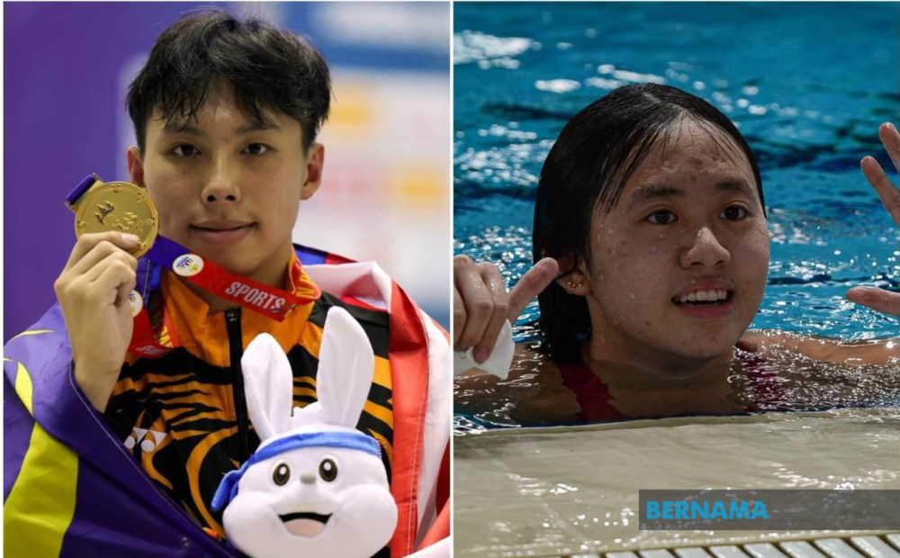 For the Paris Olympics, MAS selected Hoe Yean, 21, and Rouxin, 18, to fill the two wildcard slots from the sport’s governing body, World Aquatics. — Bernama pic