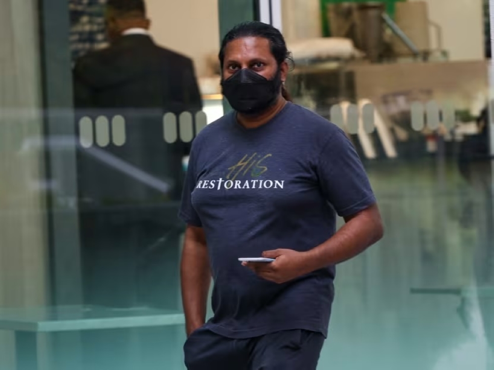 Michael Raj outside the State Courts on July 30, 2024. — TODAY pic