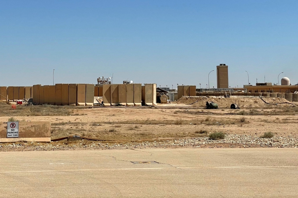 A view of the Ain al-Assad air base hosting US forces in Iraq in the western Anbar province. — AFP pic