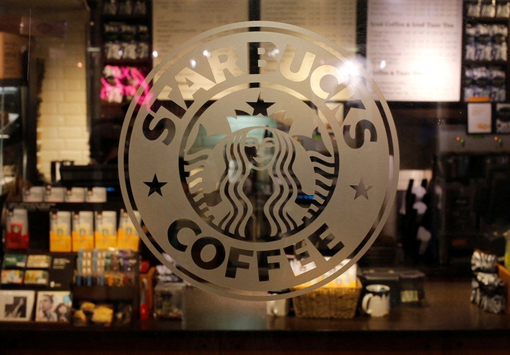 In the latest batch of results, Starbucks reported a three per cent drop in global comparable sales. — Reuters pic