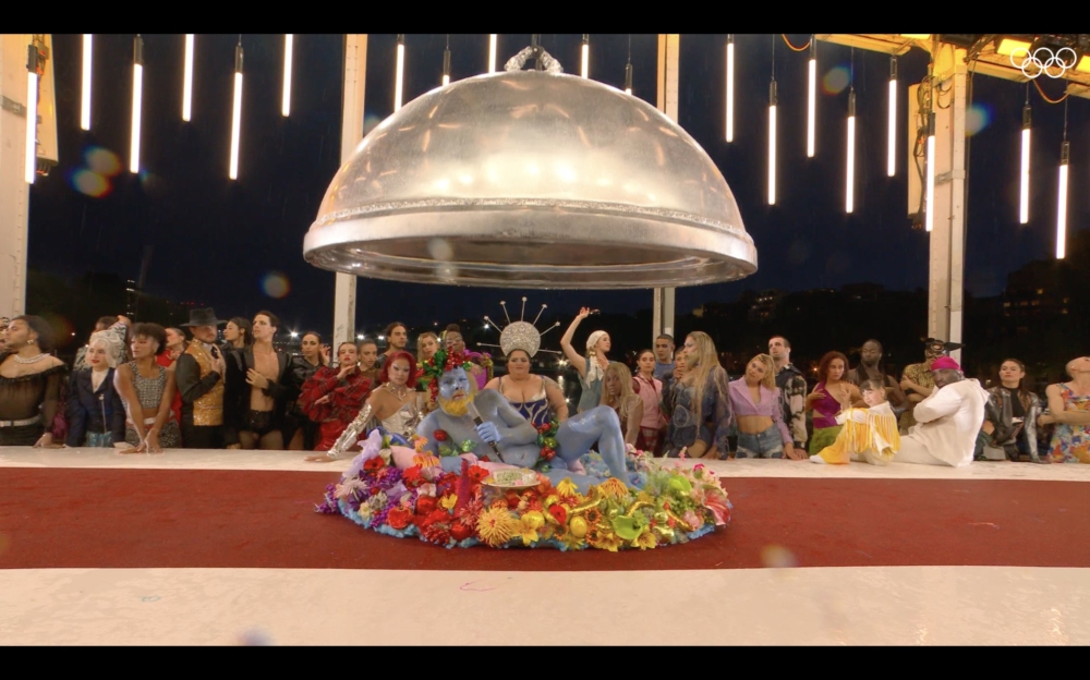 Organisers said they intended to portray a pagan feast led by the Greek god of wine Dionysus, not the Last Supper.— Image from X/Olympics