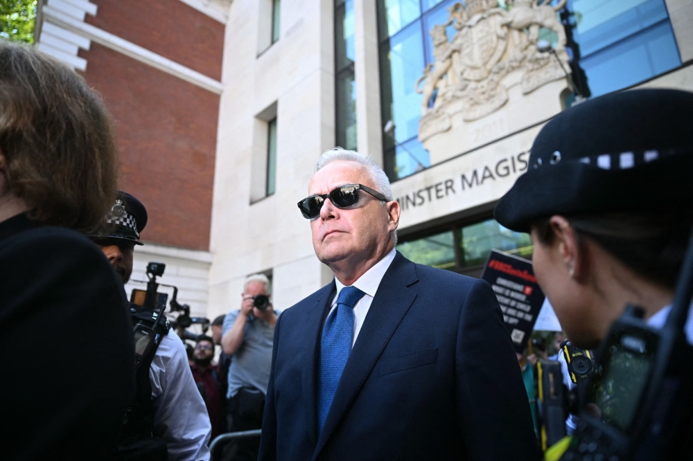 Former BBC news anchor Huw Edwards, one of the most recognisable faces on UK television, pleaded guilty today to three counts of making indecent images of children. — AFP pic