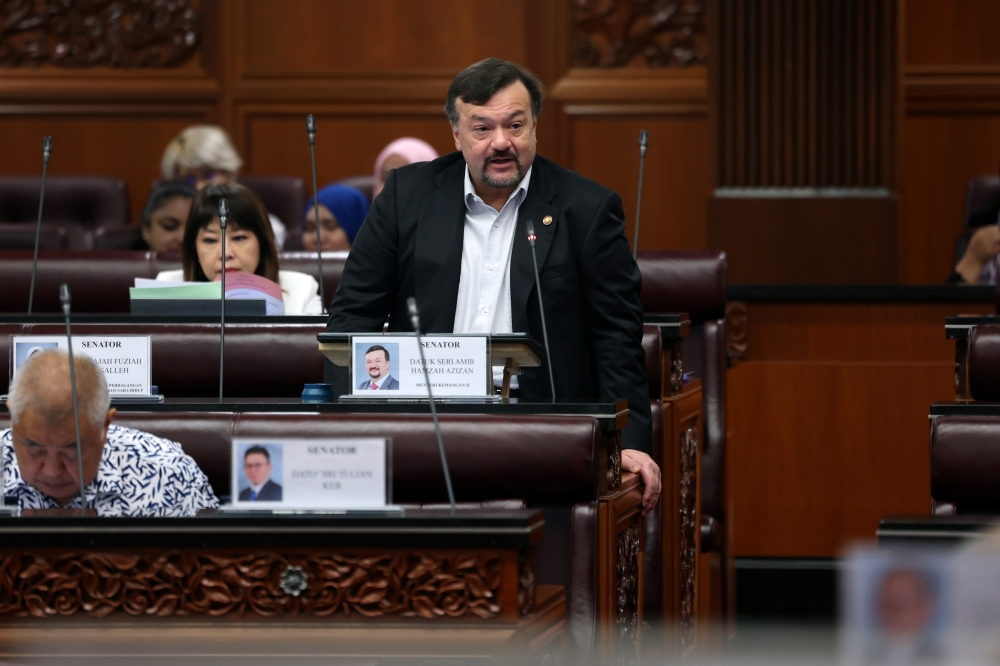 Finance Minister II Datuk Seri Amir Hamzah Azizan said the government, through the Inland Revenue Board, prioritises safeguarding the security of data within the MyInvois System while ensuring that implementation objectives are met comprehensively. — Bernama pic