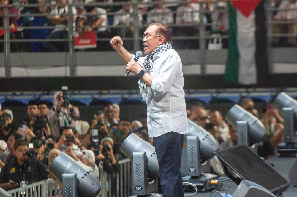 ‘From the river to the sea’: PM Anwar calls Malaysians to pro-Palestine ...