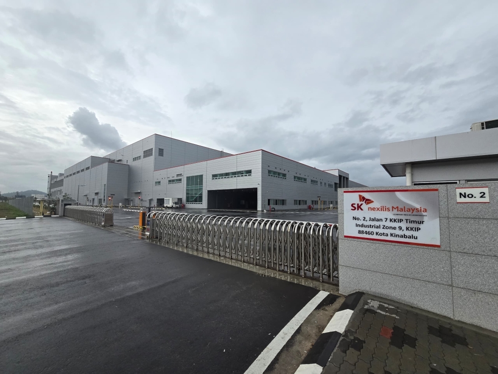 In May last year SK Group's SK Nexilis, the world's largest copper foil maker, started production at its first overseas factory at the Kota Kinabalu Industrial Park,  — Picture courtesy of SK Nexilis 
