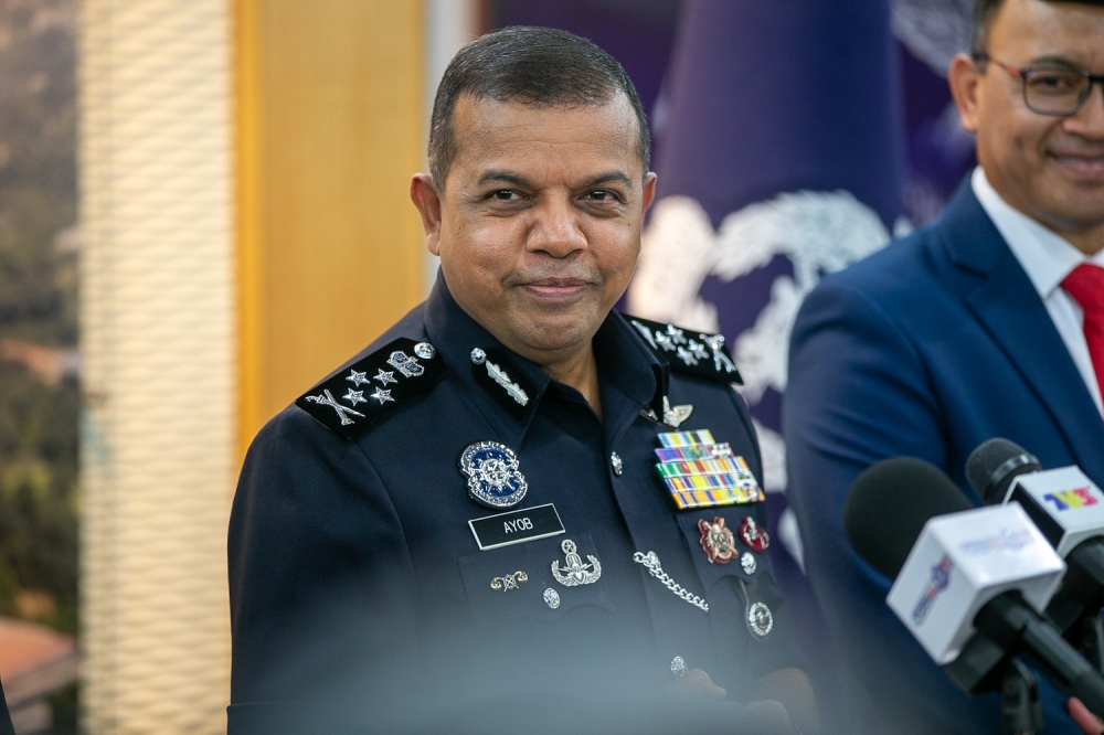 According to a report by online news outlet Malaysiakini today, several senior officers including Deputy Inspector-General of Police Datuk Seri Ayob Khan Mydin Pitchay is among those allegedly expected to be transferred. — Picture by Raymond Manuel