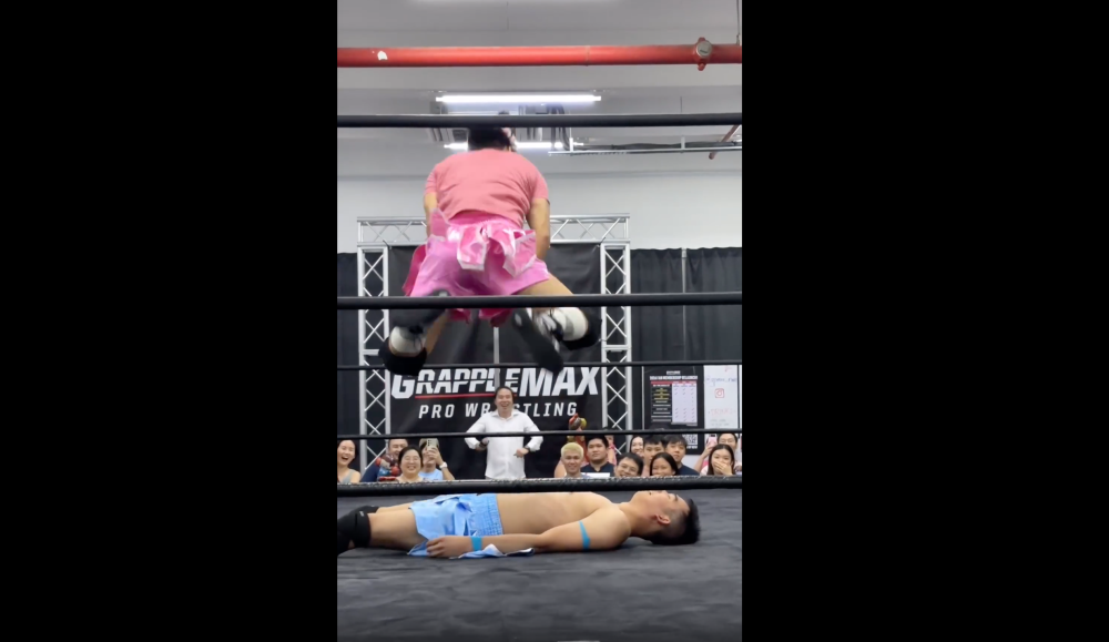 Boy vs girl: Guessing the baby’s gender depends on which pro-wrestler wins. — Screenshot from Reddit account r/singapore