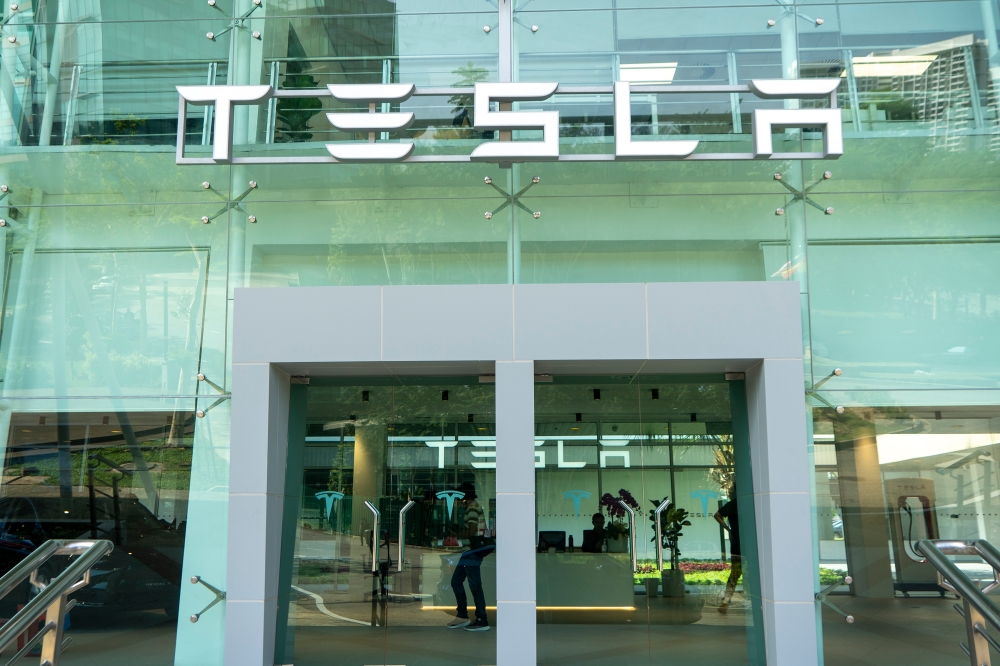 Tesla opened its Malaysian headquarters in Cyberjaya, Selangor on October 12, 2023. — Picture by Shafwan Zaidon