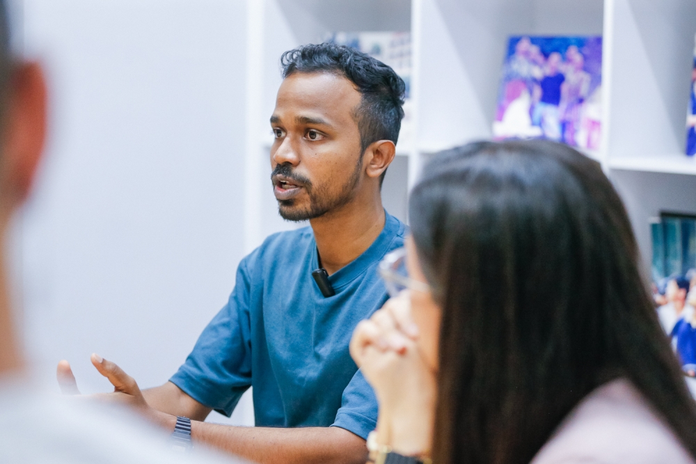 Klang-born filmmaker Joshua Inberaj, 30, wants to encourage open conversation on male sexual violence with his documentary film, 'Nothing Gentle in the Shadows'. — Picture by Raymond Manuel