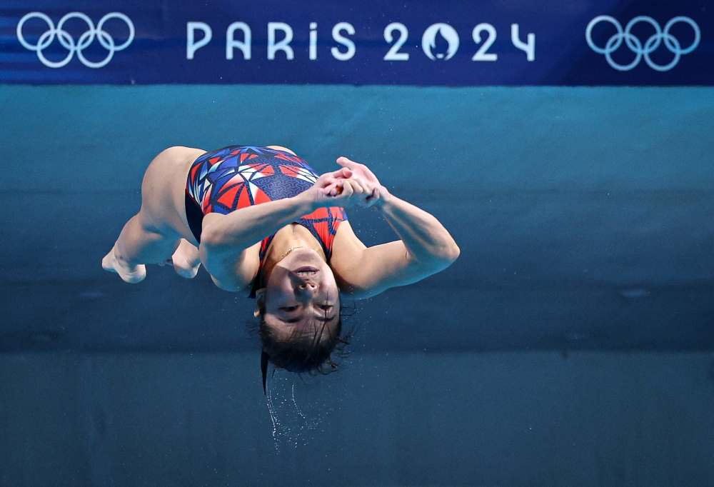 Nur Dhabitah advanced after finishing eighth with 286.95 total points in the semi-finals. — Bernama pic