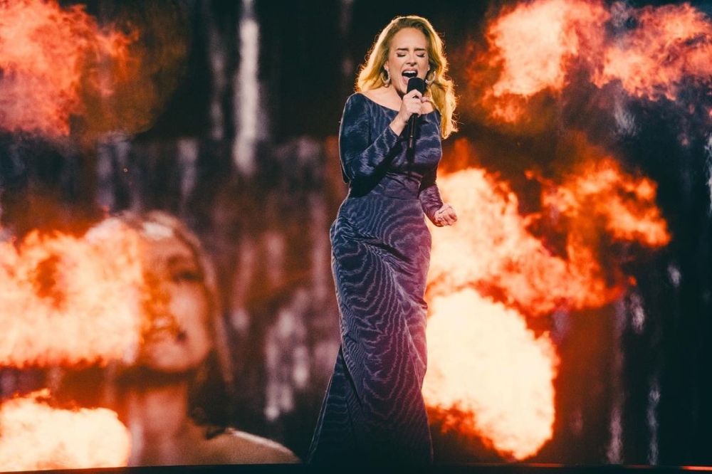 Adele on the second night of one of her Munich shows last week. — Picture from Instagram/adele