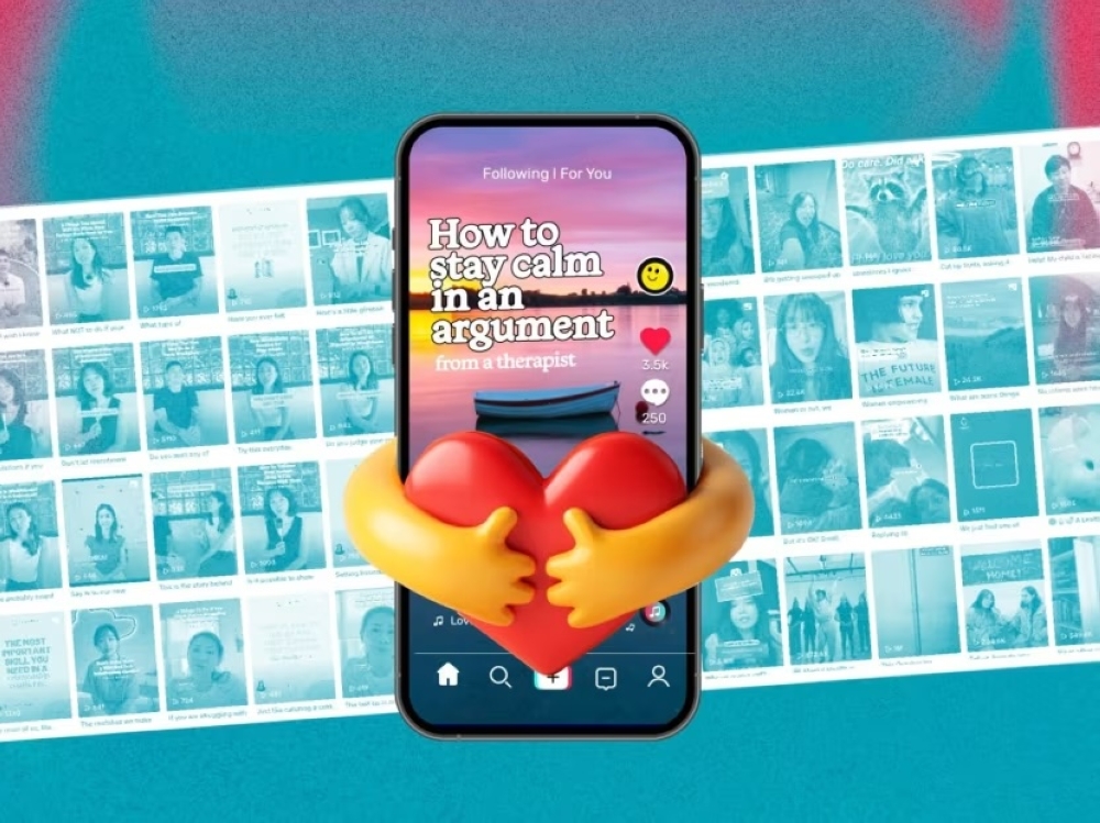 The trend, called ‘TikTok therapy’, essentially refers to the practice of sharing mental health tips and self-help strategies on social media platforms by mental health professionals and advocates. — TODAY pic
