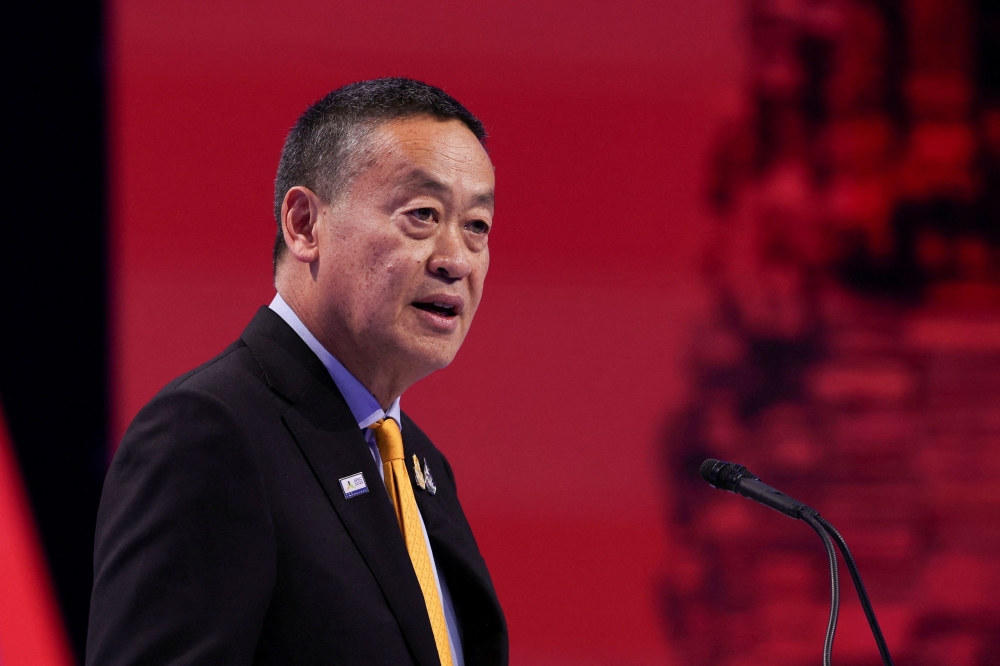 Thai Prime Minister Srettha Thavisin is accused of violating ethics rules by appointing Pichit Chuenban, a lawyer closely associated with the family of billionaire former prime minister Thaksin Shinawatra, as a minister. — Reuters pic