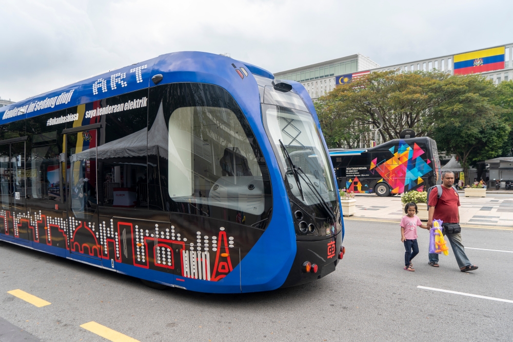 The Automated Rapid Transit (ART) system is currently under trial in Putrajaya. — Picture by Shafwan Zaidon